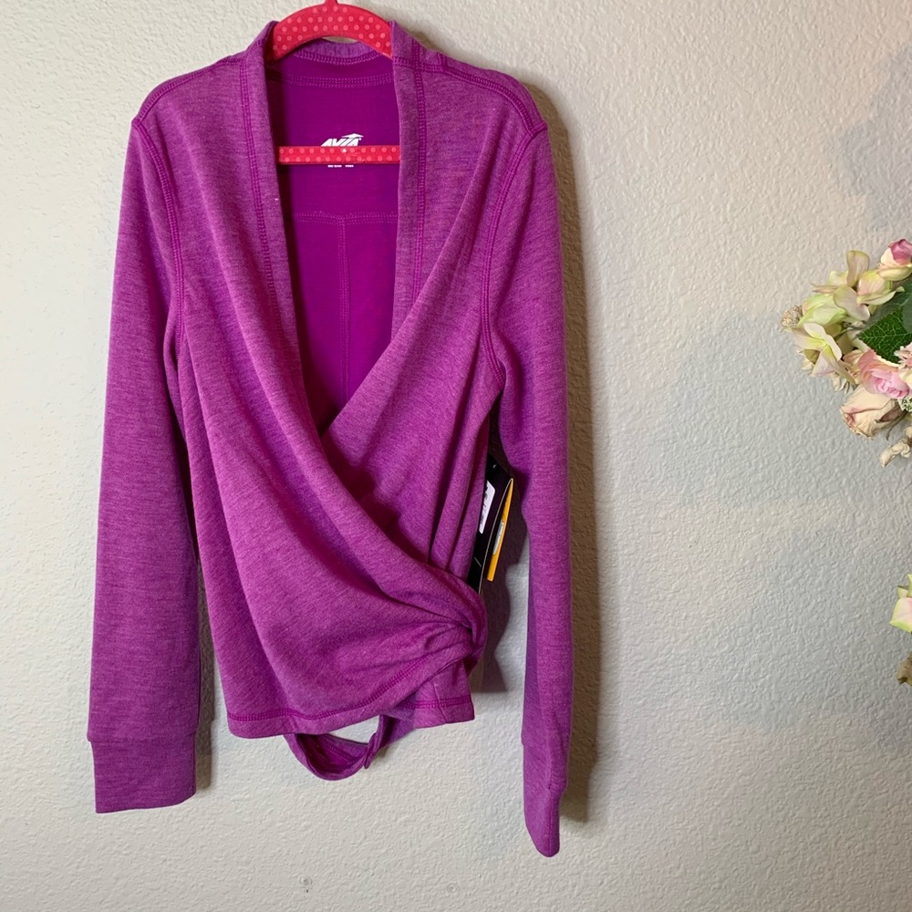 NWT Girl’s Avia Studio Wrap Cardigan